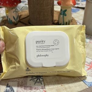 NEW Philosophy Purity Yellow Cleansing Cloths